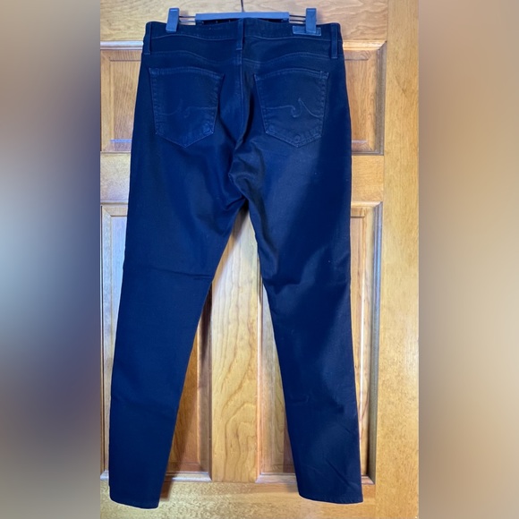 AG The Farrah High Rise Black Skinny Jeans, Size 29 - Picture 9 of 12
